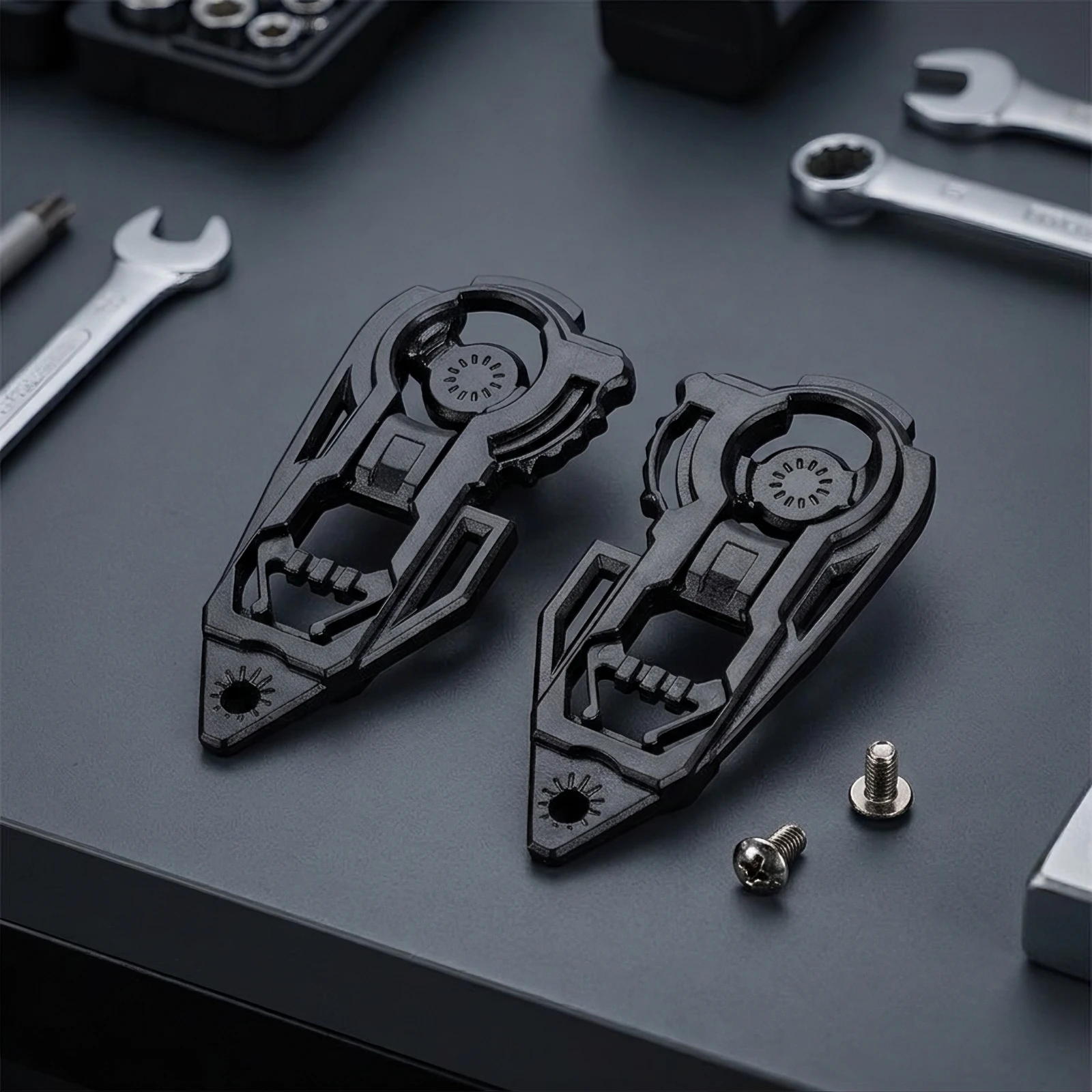 Motorbike Helmet Visor Base Plate High Quality Visor Base Plate with Screws Hardware Long Service Life Adjustable