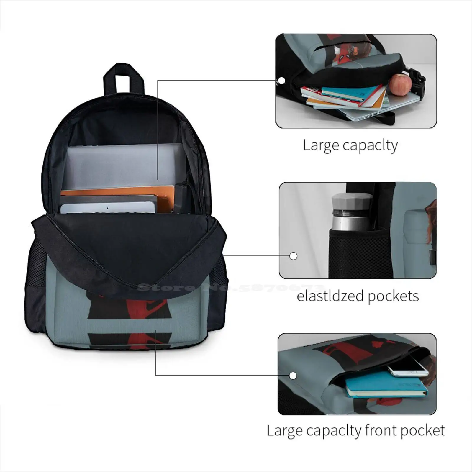 You'Re Gonna Love This Hot Sale Schoolbag Backpack Fashion Bags Homecoming Far From Home Mcu Tom Holland Zendaya Tomdaya Peter image 4