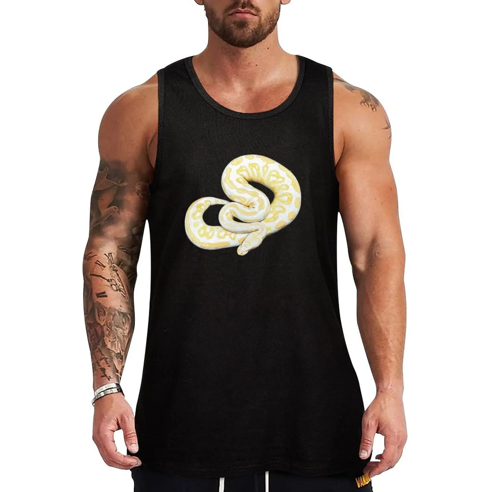 Ball Python Morph Tank Top vest for men Sportswear for men Men's gym t-shirts