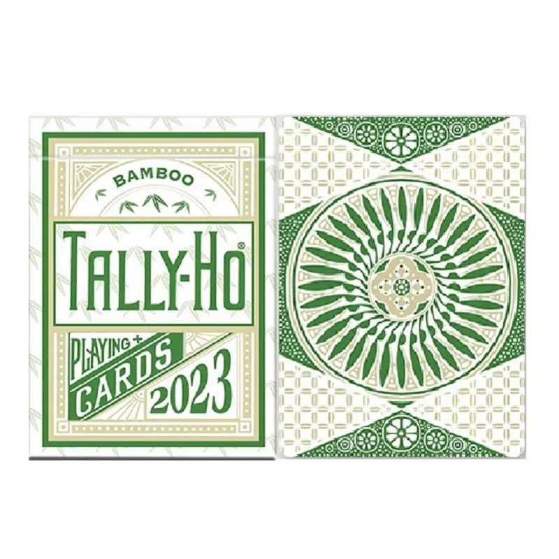 

Tally-Ho Bamboo Playing Cards Deck Card Games Magic Tricks for Magician