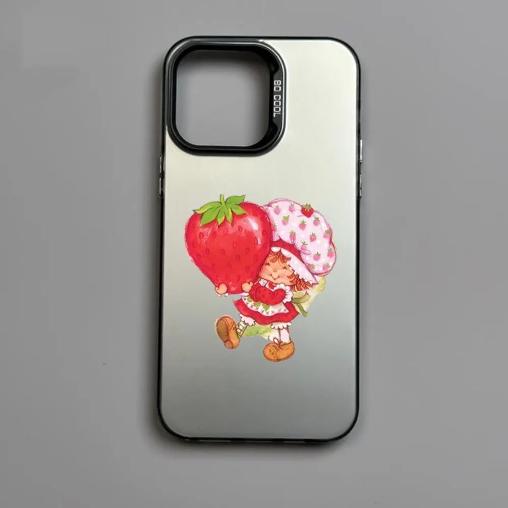 V-Vintages-S-StrawberryS-S-Shortcak Phone Case For iPhone16,15,14,13,12,11,Mini,Pro,MAX Candy Matte Shockproof Back Cover