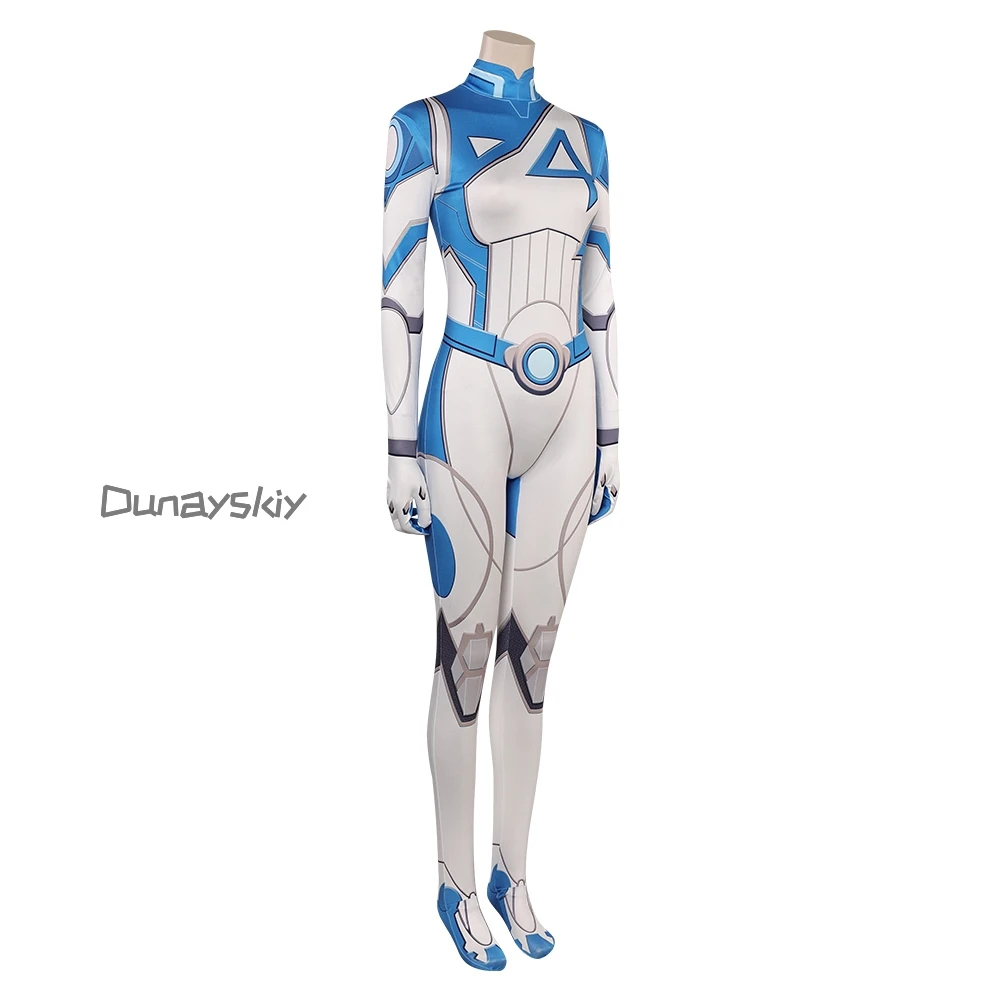 GAME Storm Rivals Cosplay Costume INVISIBLE WOMAN /PSYLOCKE/MISTER FANTASTIC RolePlay Jumpsui XS-2XL Bodysuits For Halloween