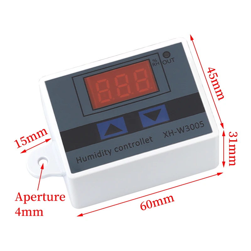 Digital Hygrometer Humidity Controller Switch – XHW3005 Sensor, Direct AU Plug, For Grow Rooms & Greenhouses