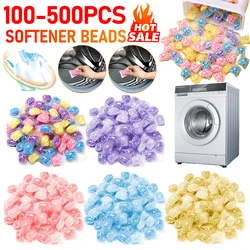 100/500PCS Laundry Fragrance Beads Detergent Liquid Capsule Ball Anti Static Wash Scent Booster Beads Household Cleaning Tools