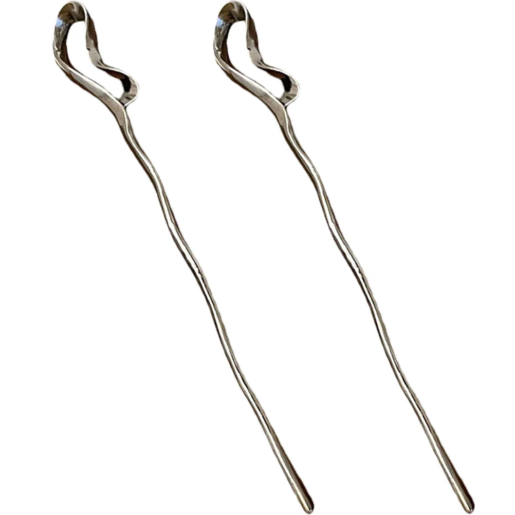 

2 шт. палочки для еды для женщин, металлические китайские палочки для волос, нерегулярные длинные палочки для волос, булочка, декор, аксессуары для свадебной вечеринки