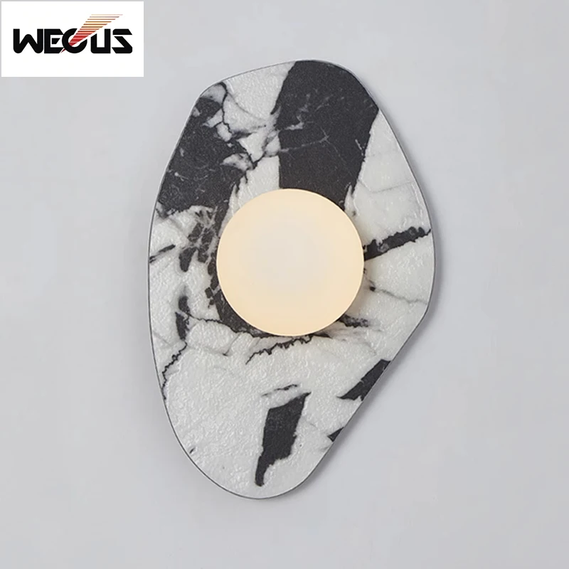 Wabi Sabi Living Room Wall Lamp, French Vintage Balcony Corridor Bedroom Creative And Individual Japanese Style Wall Lights