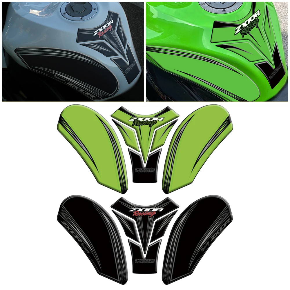 

Для KAWASAKI ZR 10R ZR10R NINJA 2010: 3D гелевая накладка на топливный бак, защитная наклейка для мотоцикла, стикер на бак
