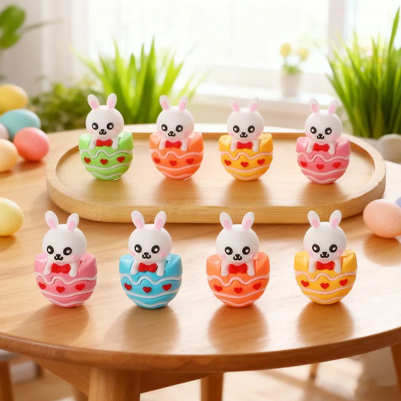 5 قطعة صغيرة لطيف أرنب بيضة عيد الفصح سطح المكتب الديكور الحلي ، حفلة عيد الفصح سعيد الاطفال عيد ميلاد المفضلة هدية المدرسة 2026