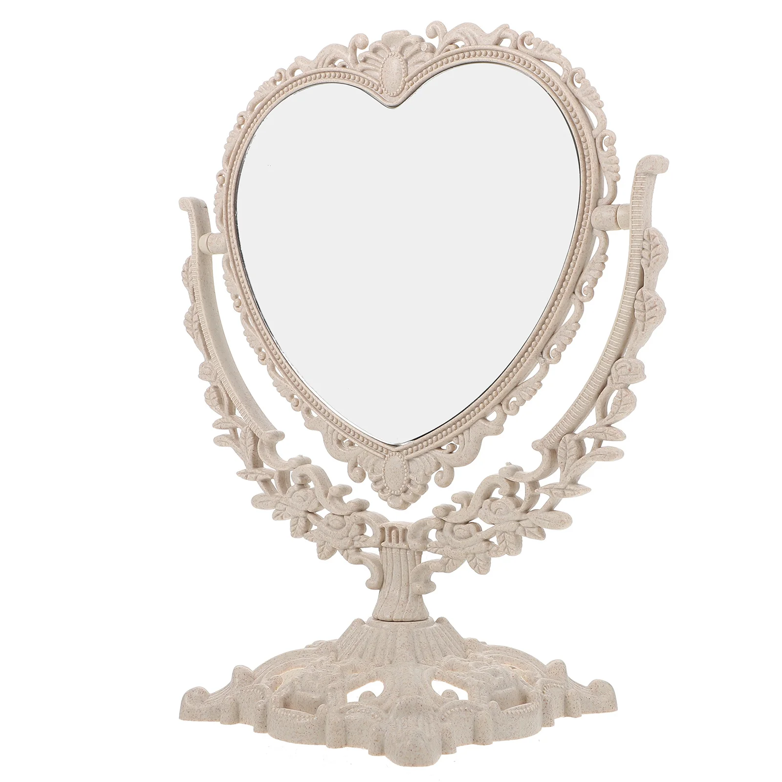 1 قطعة مرآة ماكياج أنيقة السلس عالية الوضوح سطح المكتب مرآة للحمام غرفة نوم منضدة الزينة #3