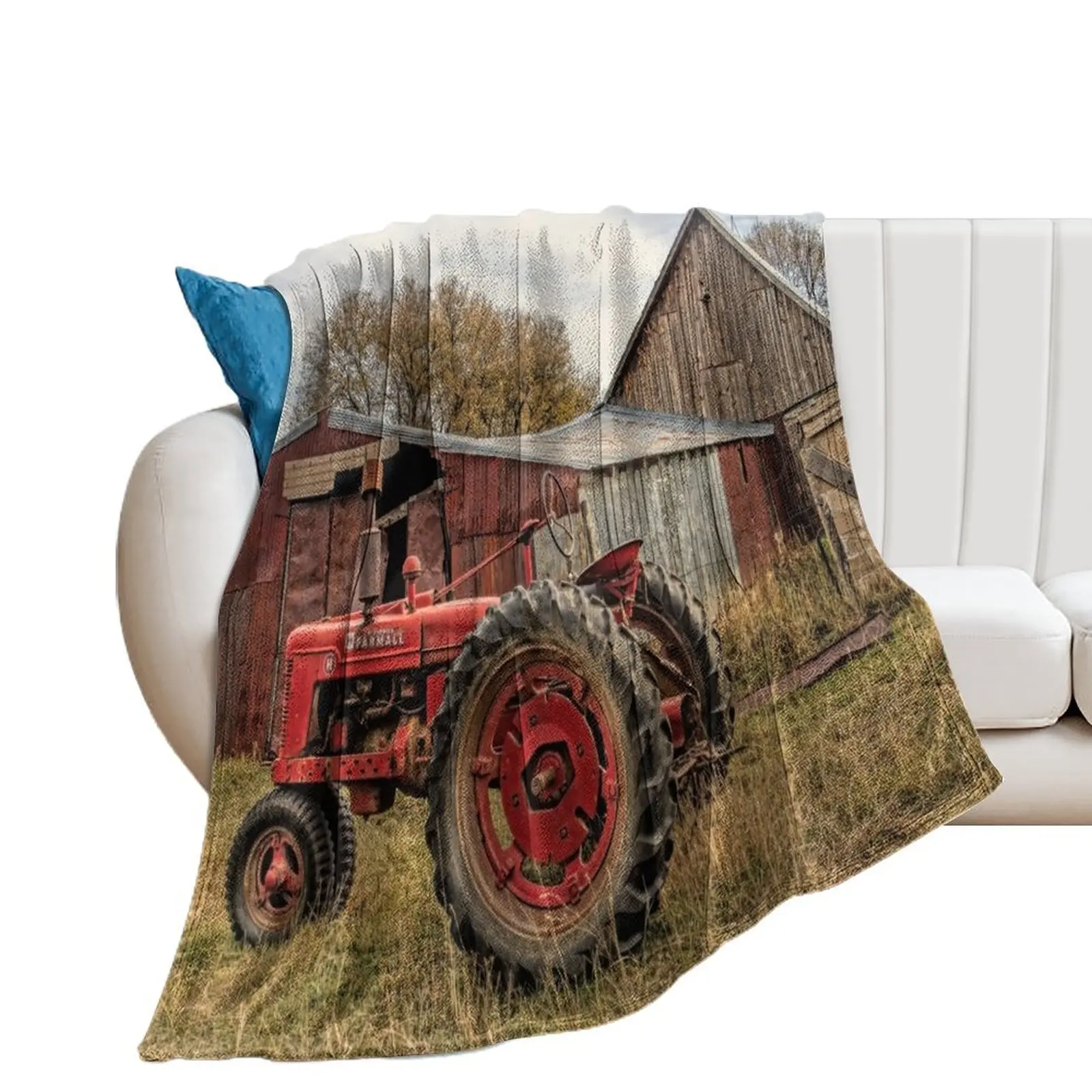 

Down on the Farm Throw Blanket decorative Hairys for babies Soft Plush Plaid Blankets