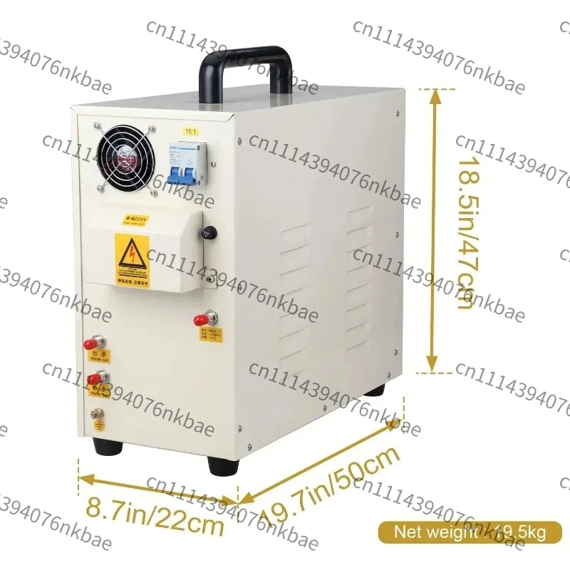 15KW 25KW High Frequency Induction Heater, 30-100KHz Three Phase Induction Heating Machine, 110V/220V/380V Optional Voltage