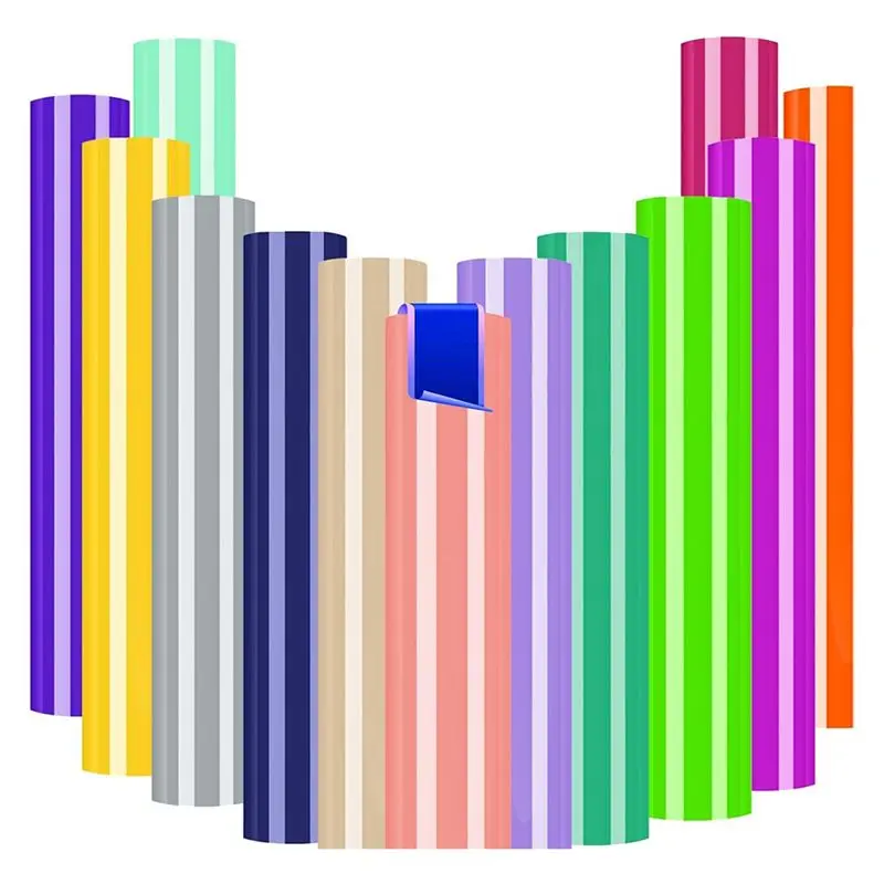 

Classy-Multi Vinyl,Permanent Vinyl For All Cutting Machine,12X8.2In Self Adhesive Vinyl Sheets Stickers For Car Decal,DIY Mugs