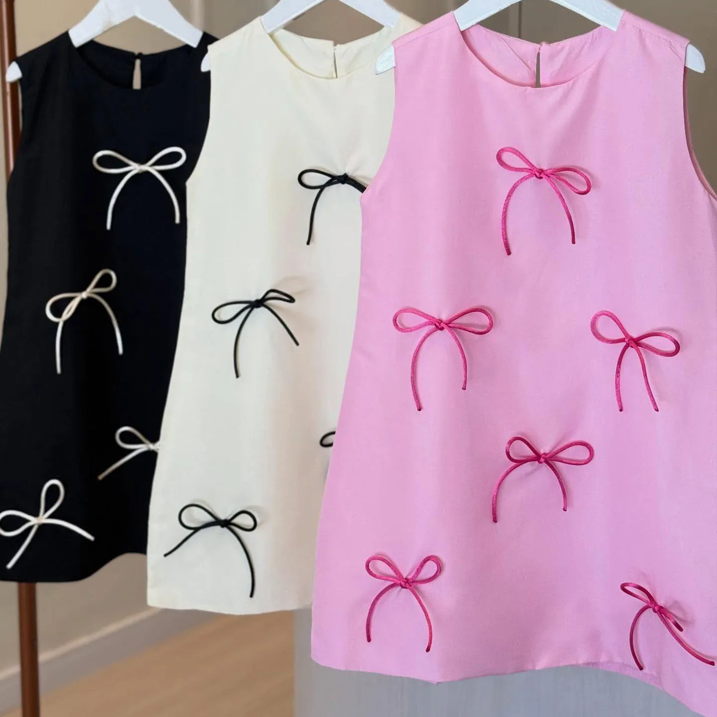 HETISO Elegant Princess Dresses For Kids Girls Sleeveless Bowknot Baby Children Birthday Bridesmaid Formal Prom Gown 1-12 Years