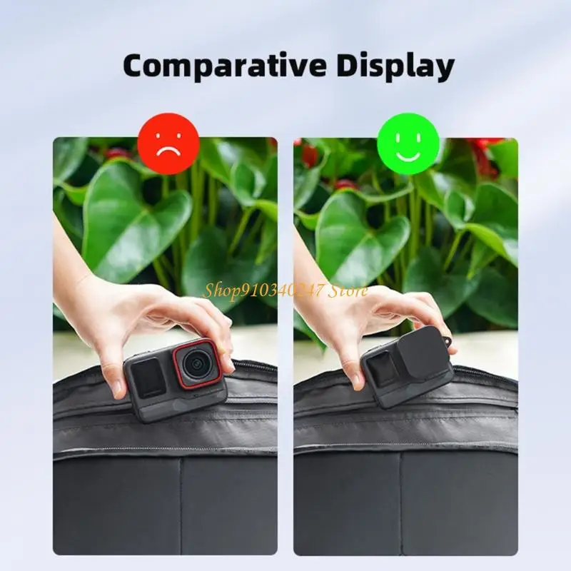 Q22A Secure Silicone Lens Protectors for Camera AntiDrop Protections AntiScratch Portable Travel Friendly