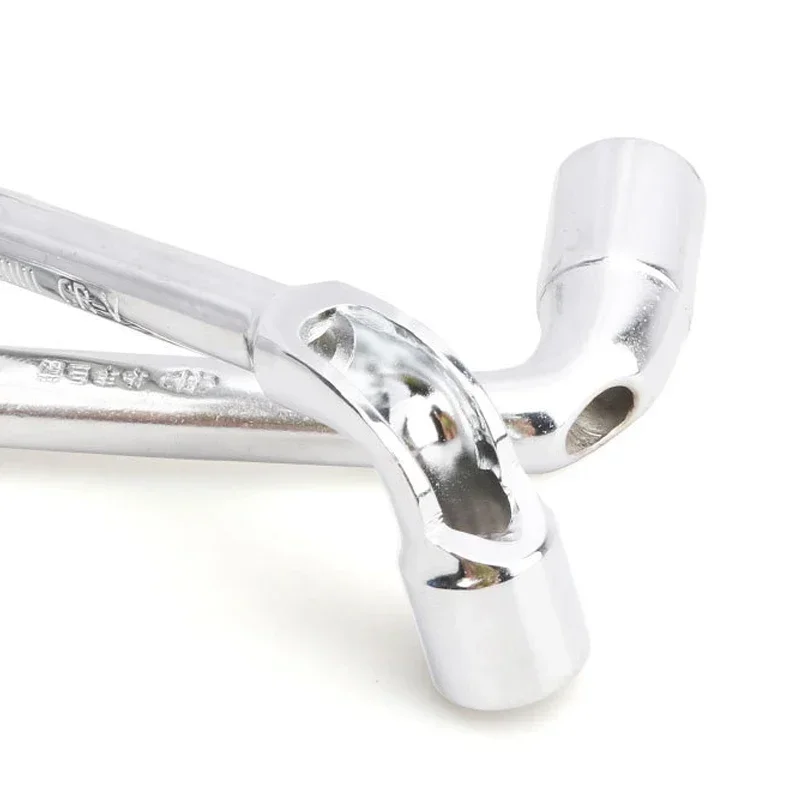 Imagem -03 - Cabeça Dupla Hexagonal Soquete Sleeve Spanner em Forma de l Chave Tubo Ferramentas de Reparação Manual do Carro mm mm mm mm 10 mm 11 mm 12 mm 13 Milímetros 14 Milímetros 15 Milímetros