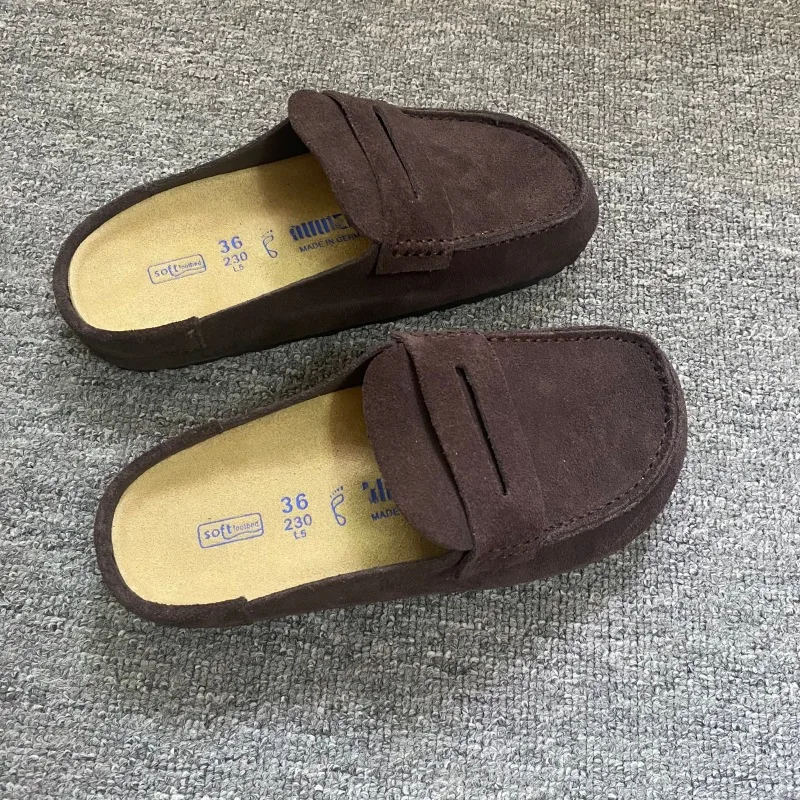Modische Halbschuhe aus Rindsleder mit Zehenkappe, dicksohlig, bequem, atmungsaktiv, Retro-Look, lässig, für Herren – Detail 13