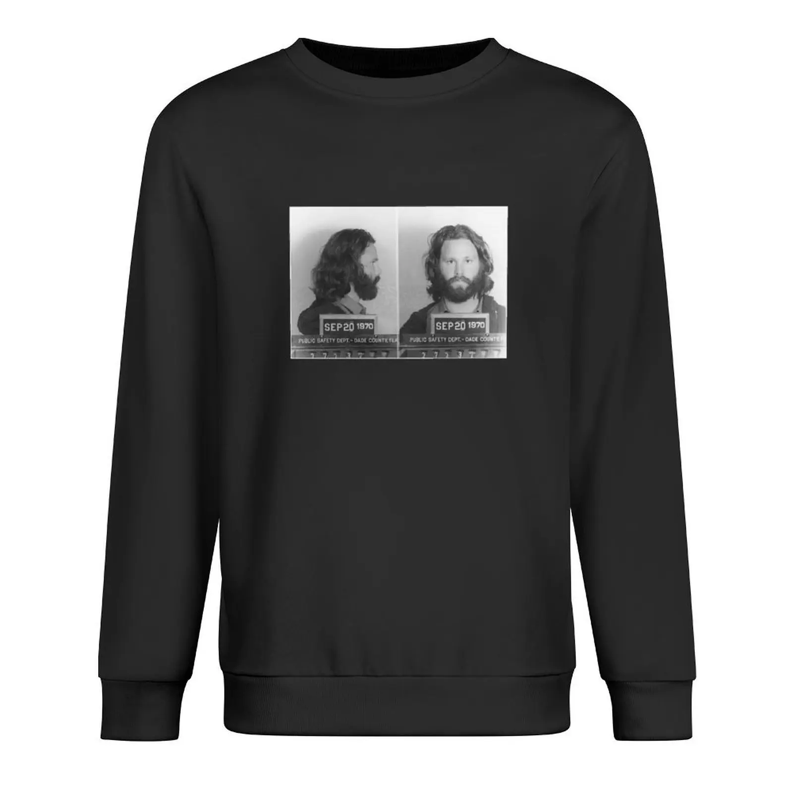 

Jim Morrison Mug Shot Pullover aesthetic clothing blouse autumn clothes men's winter sweater sweatshirt men