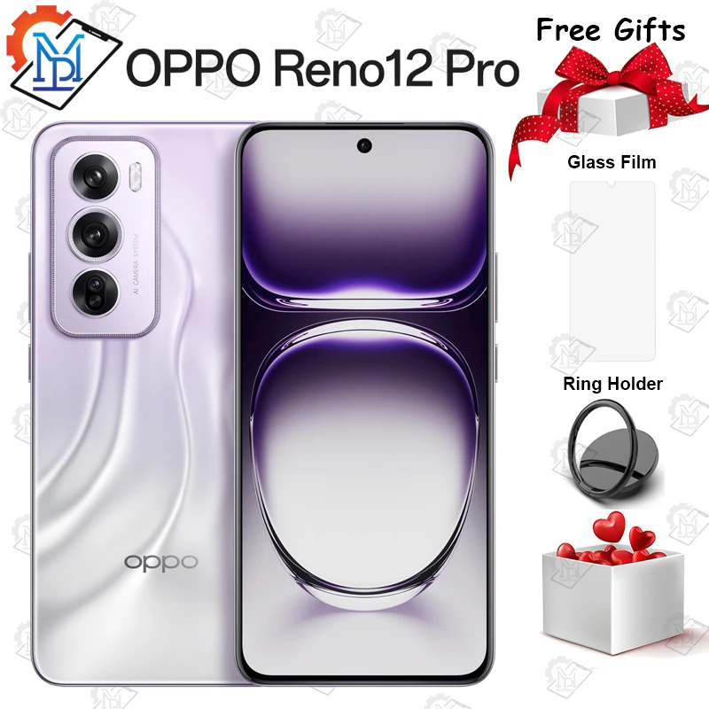 

Original Oppo Reno 12 Pro 5G AI Mobile Phone 6.7 inches 120Hz Screen Dimensity 9200 ColorOS 14.1 Battery 5000mAh NFC Smartphone