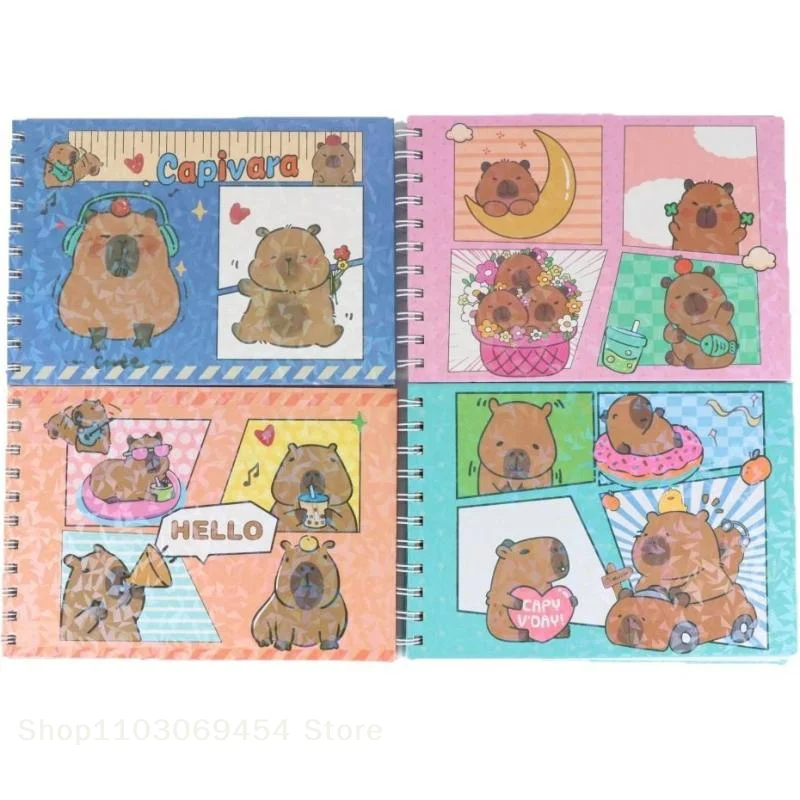 Adorabile libro da colorare artistico Capibara: ideale per bambini, libro di pittura illustrativa a tema animali: regalo di compleanno perfetto