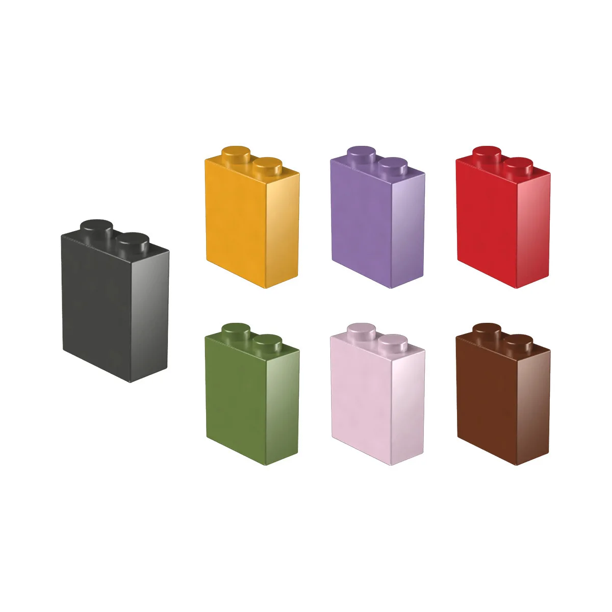 Stacking Blocks Gift Building Blocks 804 Compatible with Lego 3245 Accessories 1x2x2 Bracket Parts Wholesale