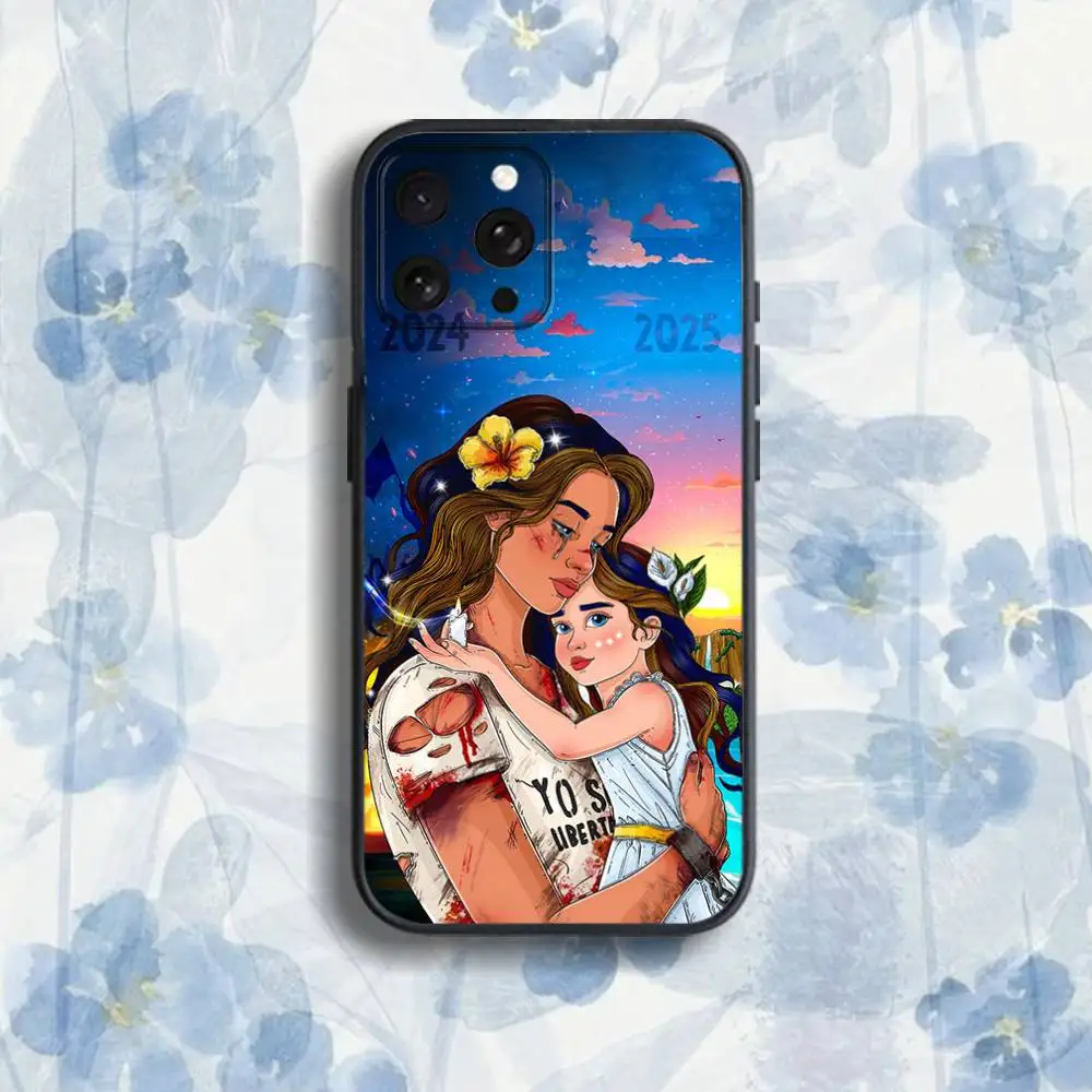 V-Venezuela esthetic Print Phone Case For iPhone 17,16,15,14,13,12,Pro,Max,Plus,E,SE4,Air,Mini Black Soft Box