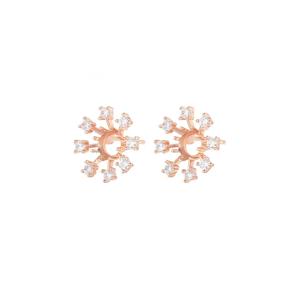 Earring Settings (5x5mm Round Blank) 925 Sterling Silver Earring Studs for Round Cabochons