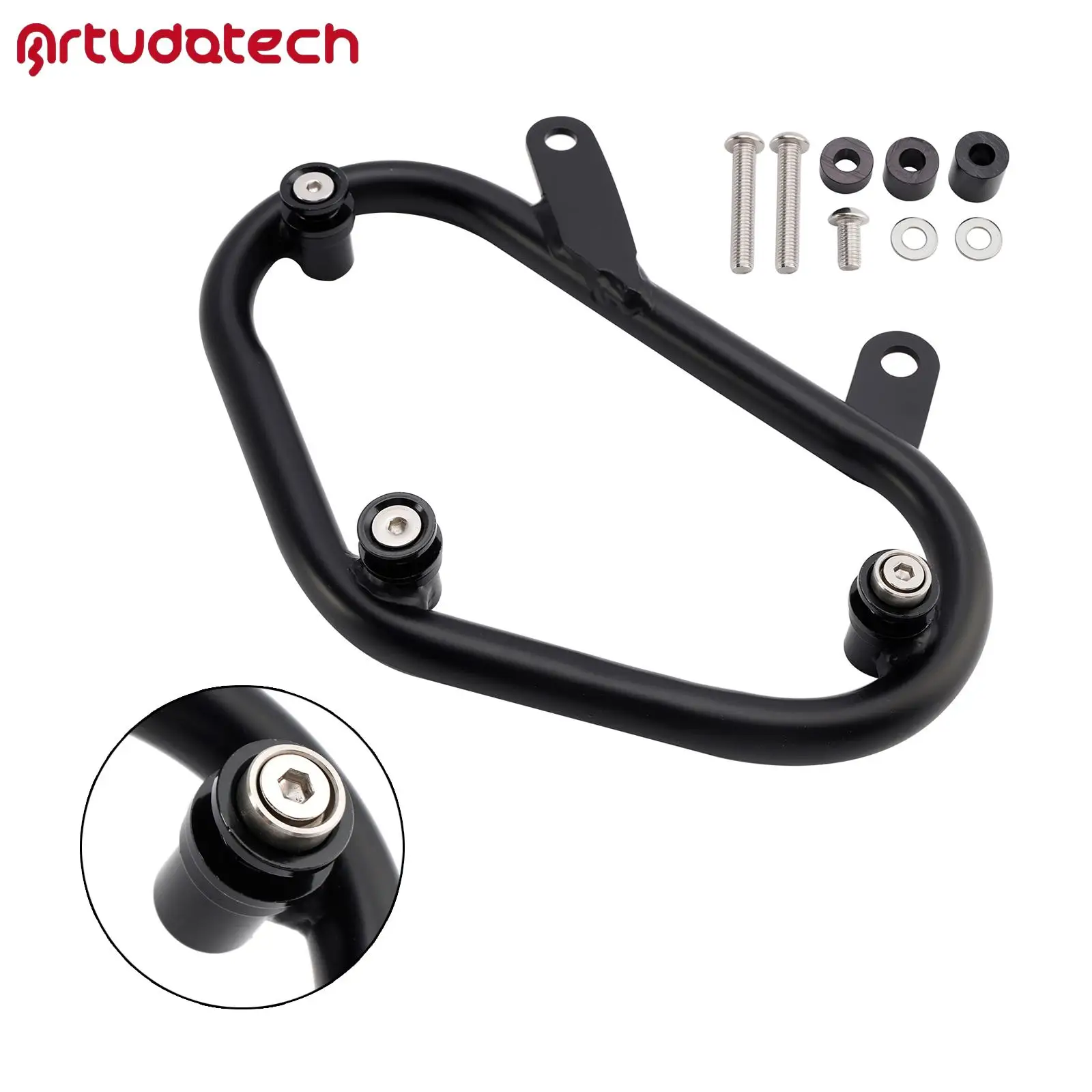 

Luggage Rack Side Saddle Bag Mount Bracket Left for Speed Scrambler 400 X 2024-2025
