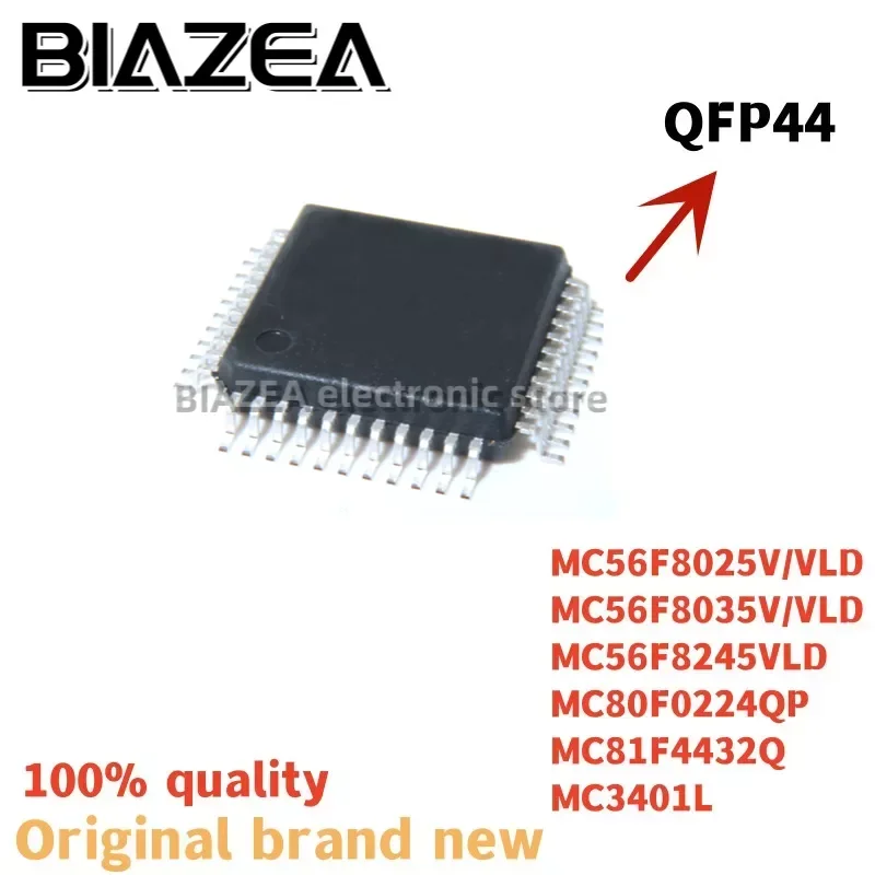 1piece MC56F8025V/VLD MC56F8035V/VLD MC56F8245VLD MC80F0224QP MC81F4432Q MC3401L QFP44 Chipset