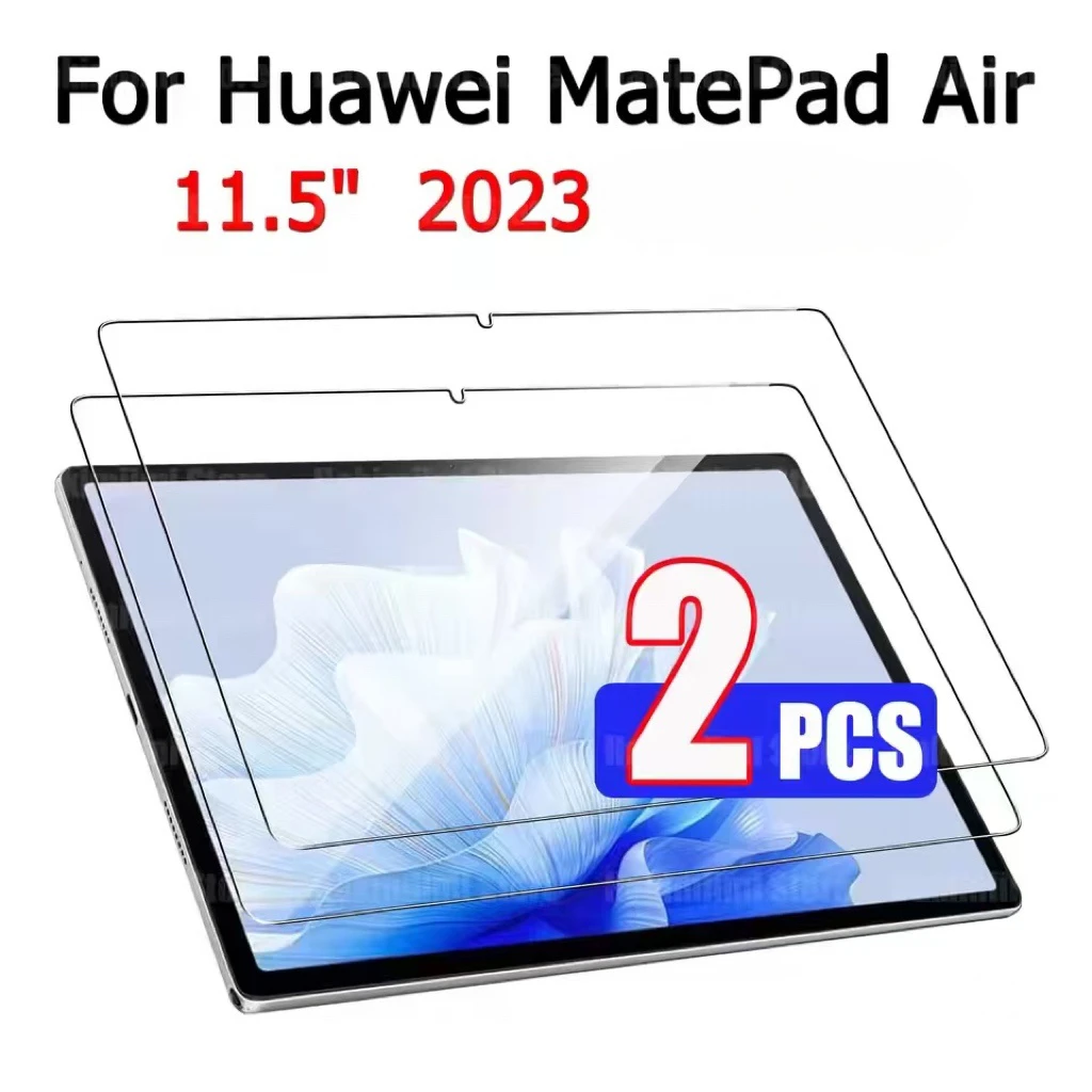 

2PCS 9H Tempered Glass Screen Protector For Huawei MatePad Air 11.5 Inch 2023 DBY2-W00 Anti-Scratch Bubble Free Protective Film