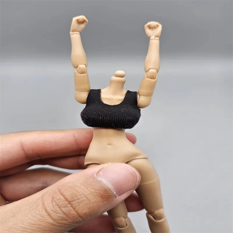 

1/12 Soldier Accessories Yoga Clothing Tight Fitting Sports Top T-shirt Vest Model Toy For 6'' Action Figure Body In Stock