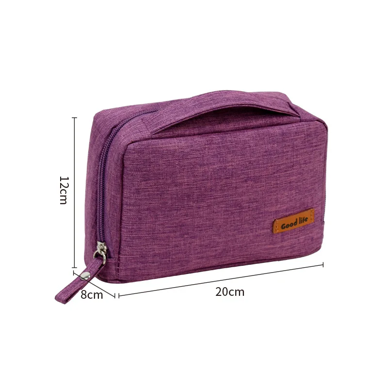 Portable Women Zipper Cosmetic Bag Female Makeup Bag Travel Toiletry Beauty Makeup Bag Organizer Storage Bag