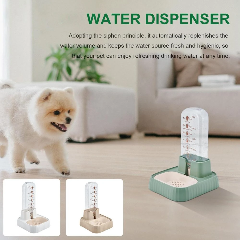 New Cat Automatic Water Dispenser Live Water Circulation with Filter Element Detachable Large Capacity Dog Cat Water Bowls