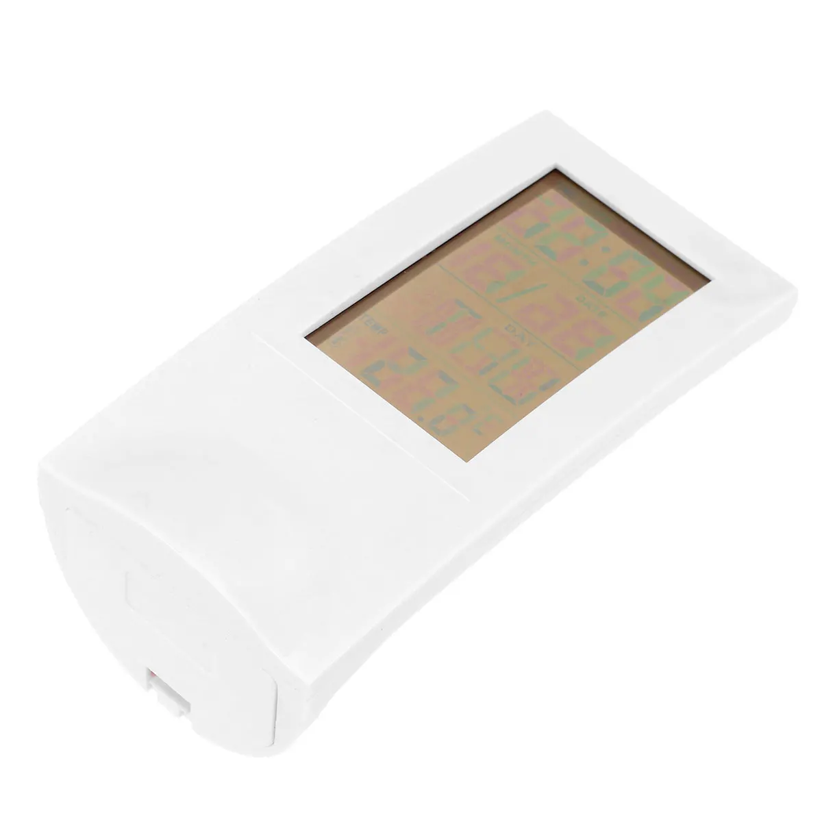 

1pc Digital Alarm Clock Large Screen Display Calendar Temperature Gauge 12/24H Format ℃/℉ Switch Snooze Function For Home Office