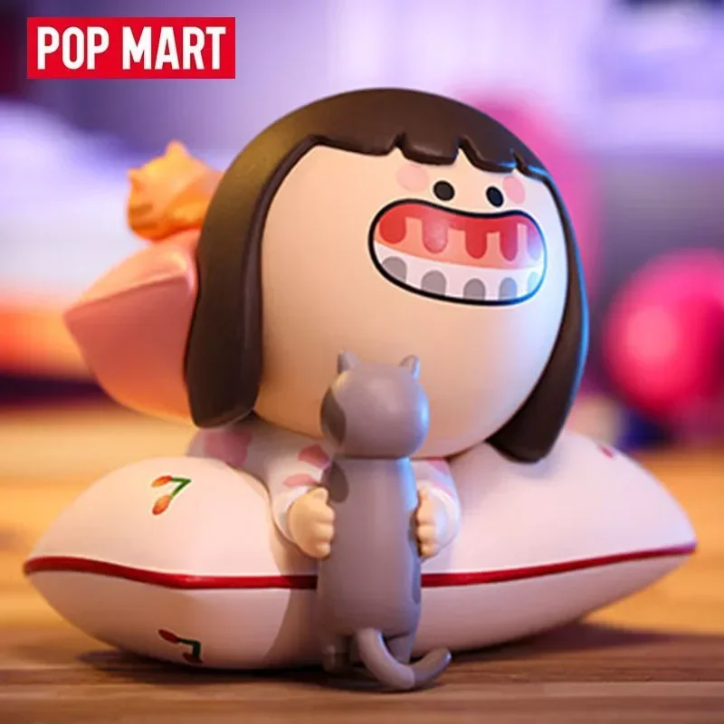 

POP MART Gum Monster Hug Series Blind Box Guess Bag Mystery Box Toys Doll Cute Anime Figure Desktop Ornaments Gift Collection