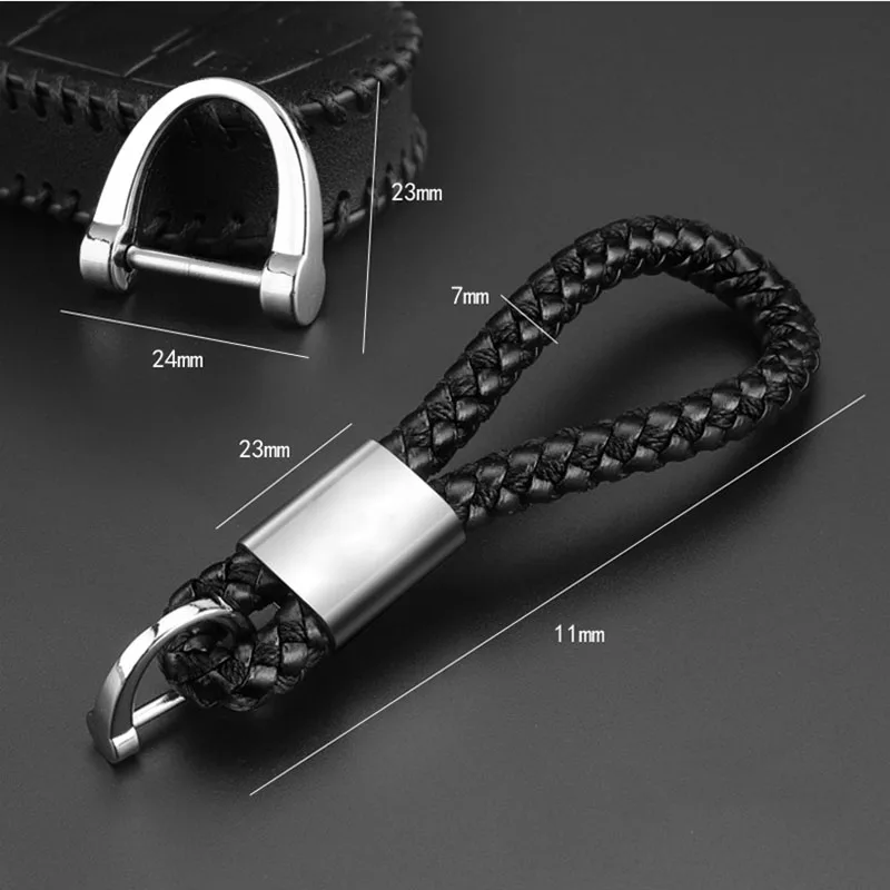 2024 Women Rope Leather Key Chain Luxury Car Keychain For Mercedes Benz AMG W204 W205 W212 W213 W222 x153 W176 W177 Accessory