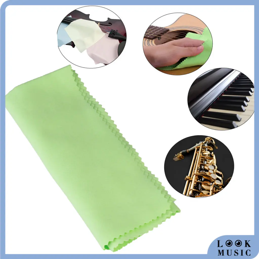 Alice Cloth Musical Instrument Clean Cloth Microfiber Material For Violin Fiddle Guitar Bass Ukulele Piano Use Durable & Clean