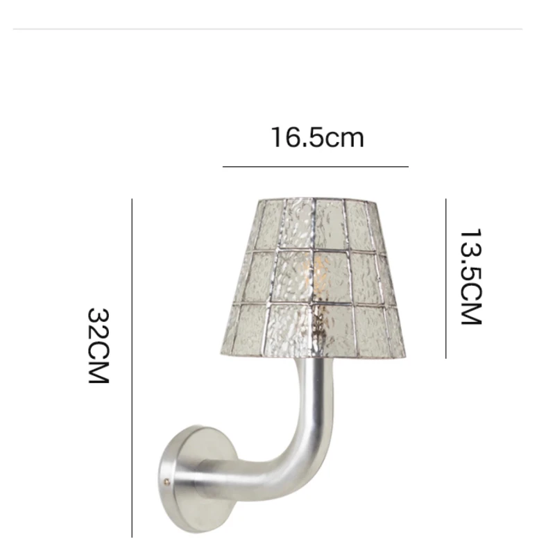 Американские винтажные прикроватные настенные светильники для спальни, Южная Восточная Азия, цветные стеклянные настенные светильники, балкон, коридор, лестница, декоративные бра