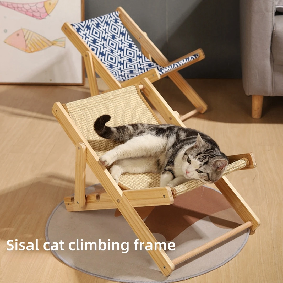 Cat Bed Adjustable Cat Climbing Frame Special Four Seasons General Grinding Claw Scratching Sand Chair Sisal Cat Scratching Boar