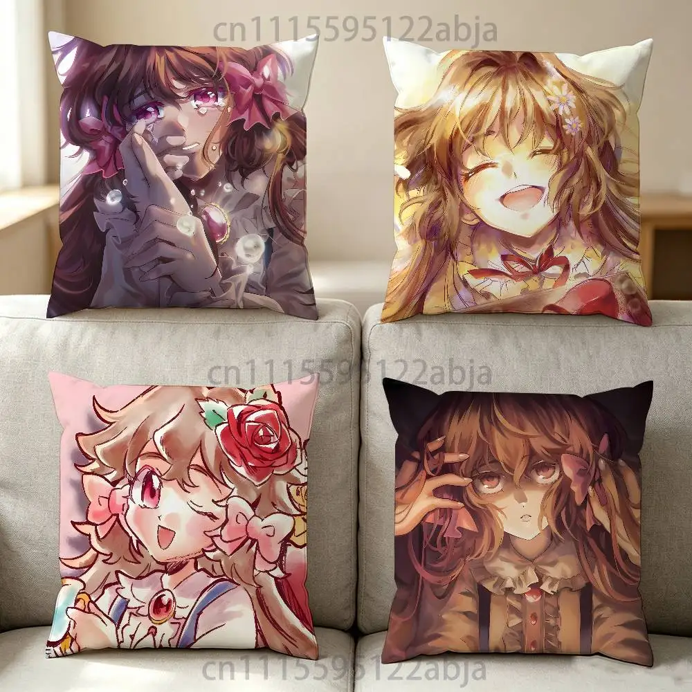 G-Game Pocket Mirror  G-Goldia Throw Pillow Case 50x50cm DIY Square Pillowcase Square Office Cushion Cover