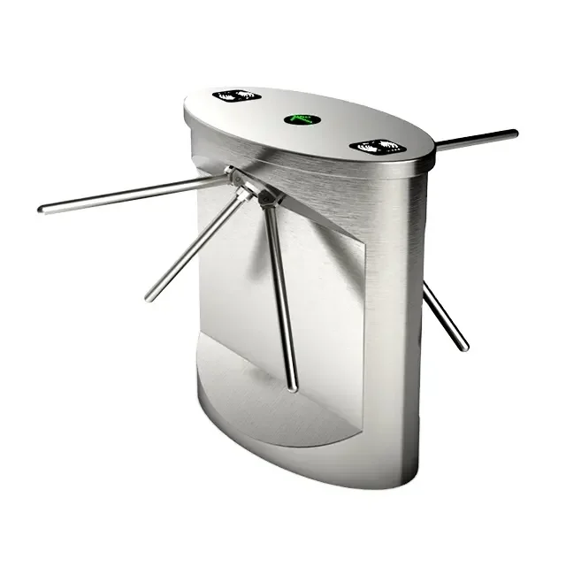 

Automatic Outdoor Bidirectional Vertical Tripod Turnstile Barrier Gates with Biometric Scenic School Construction Site Gym