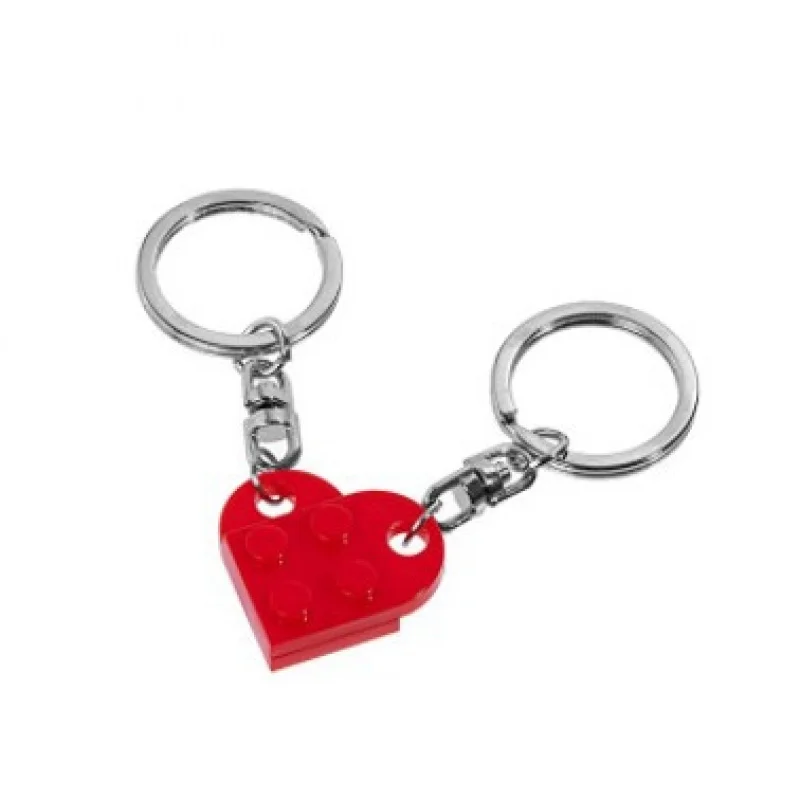 

Detachable Heart Building Block Keychain Couple Heart Keychain Valentine's Day Anniversary Gift