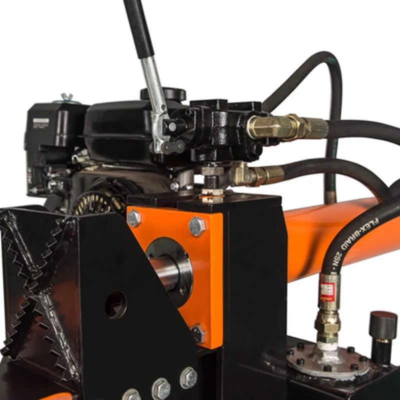 Compact Horizontal Gas Log Splitter With Auto Return Hydraulic Wood Splitter 15T/18T/25T 4000W 380V
