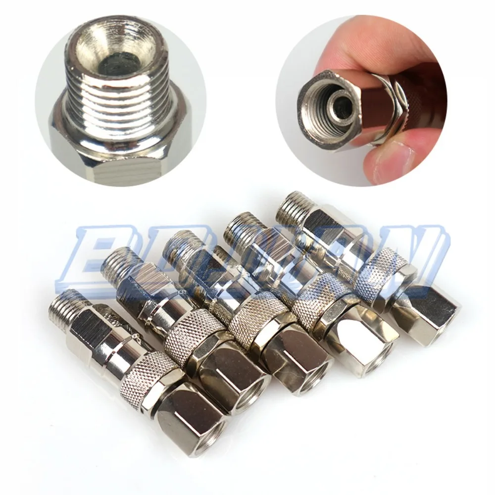 Airless Spray Gun Adapter Stainless Steel Sprayer Connector Suitable For Airless High-Pressure Paint Sprayer