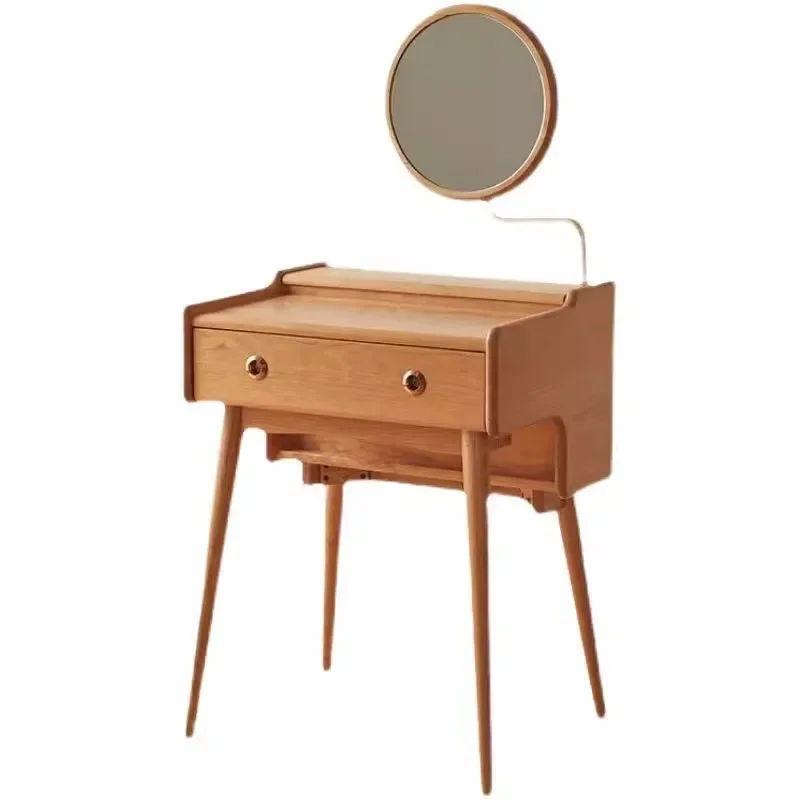 

Cherry wood bedroom log makeup table small