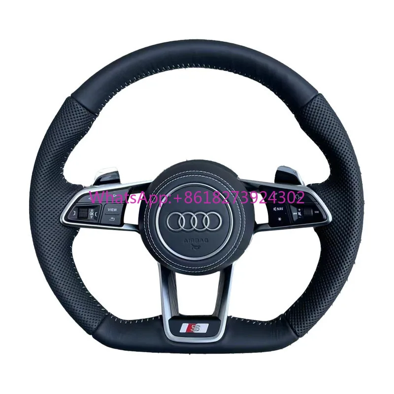 

Touch Multi-function Carbon Fiber Steering Wheel for Audi R8 with Original Pick Heating