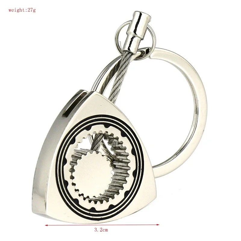 3D rotor keychain for men key ring high quality car key chain key holder creative portachiavi chaveiro llaveros hombre