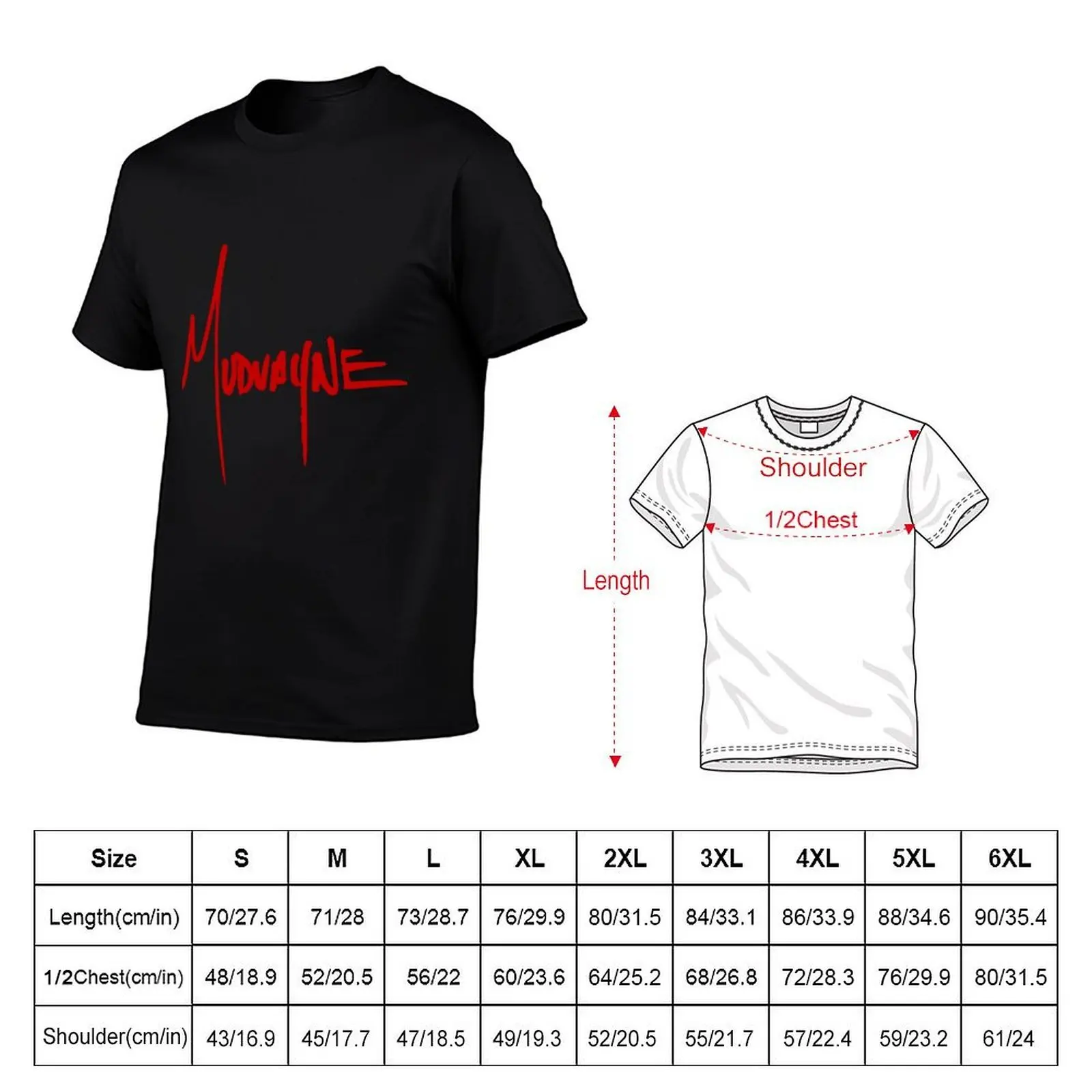 Mudvayne هو تي شيرت أمريكي من المعدن الثقيل تي شيرت مضحك تي شيرت فكاهة داكنة للرجال تي شيرت قطني