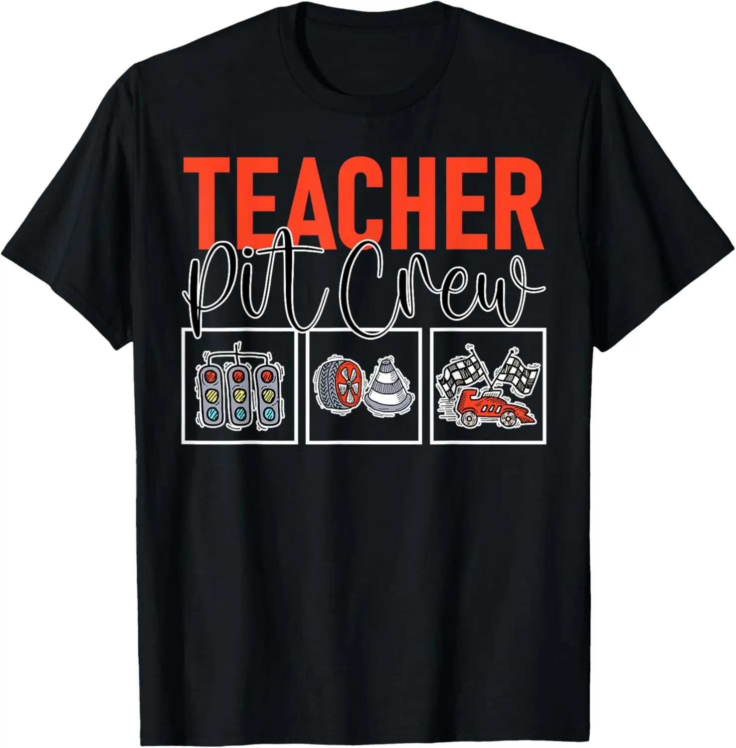 

Футболка Teacher Pit Crew Car Racing Race Driver Racear Lover Race T-Shirt