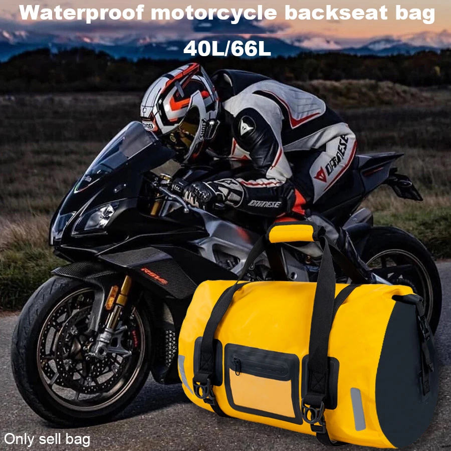 

40L/66L PVC Large capacity Waterproof Multi-function Duffel bag Motorcycle bag Riding Hiking Fishing Trip