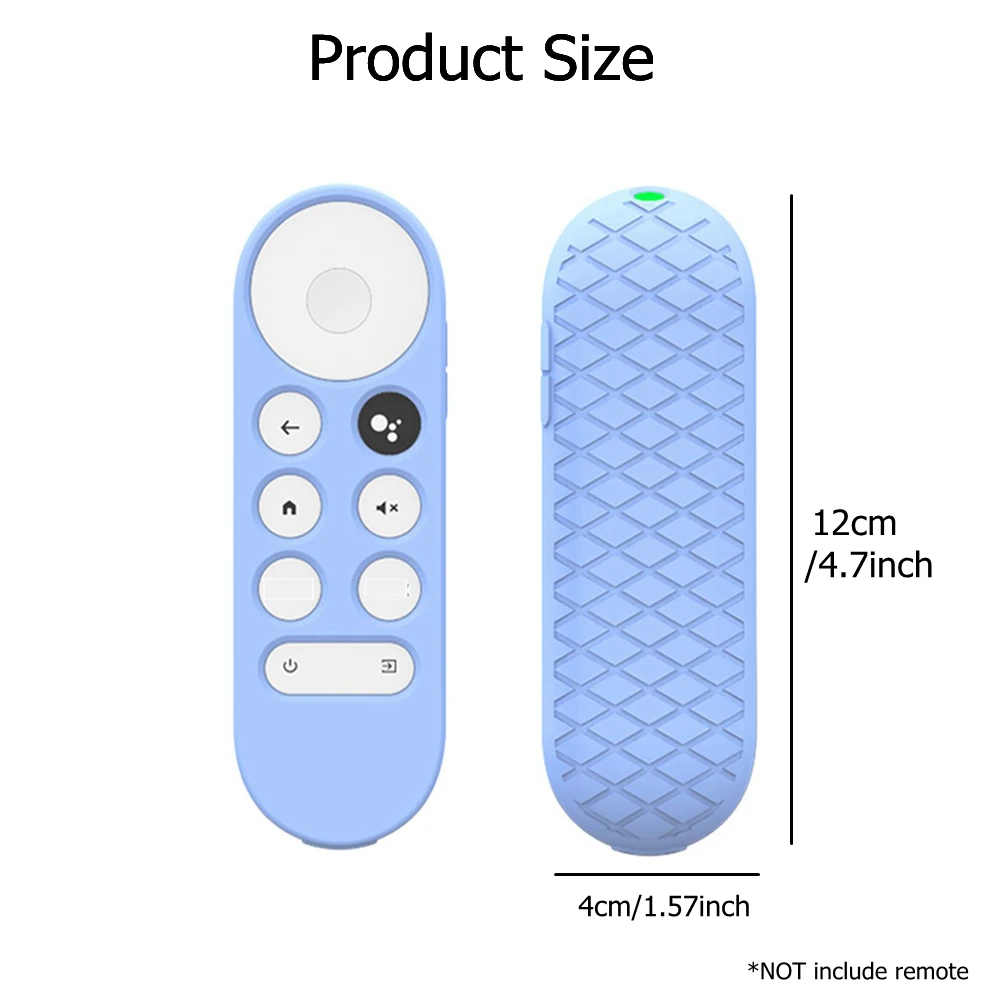 Silicone Case for Google TV Voice Chromecast Remote Protective Cover Accessory